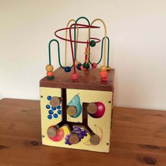Wooden Activity Cube | Interactive Childrens Toy