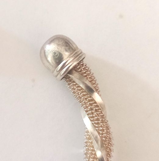 Sterling silver bangle 925 stamped