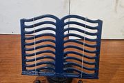 vintage iron book stand