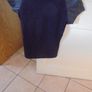 Black Lace and Faux Leather Top for Sale Image 3