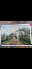 Painting - Oil on canvas - Signed
