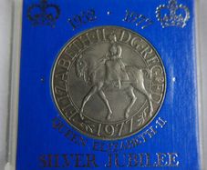 Queen Elizabeth II DG REG FD 1977 Commemorative Coin