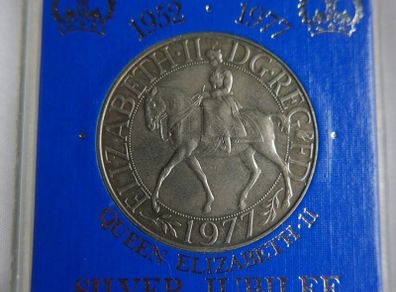 Queen Elizabeth II DG REG FD 1977 Commemorative Coin