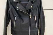 Leatherette Biker Jacket