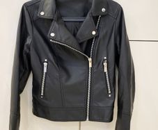 Leatherette Biker Jacket