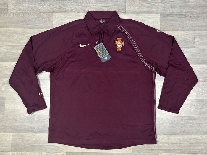 New Vintage 2003 Nike Portugal Rugby Polo Shirt Jersey Mens Large