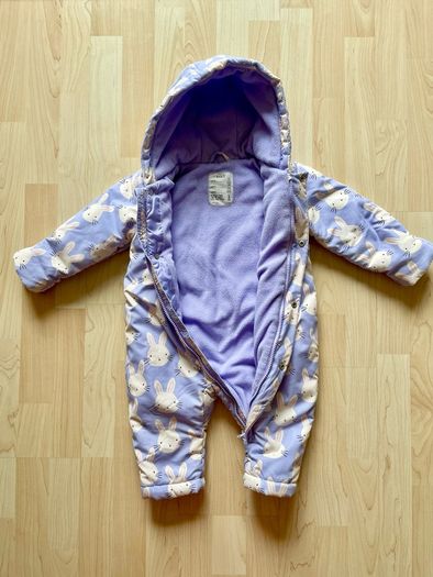 M&S Hooded jumpsuit 12 -18 months