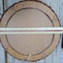 Round mirror, vintage rattan mirror Image 5