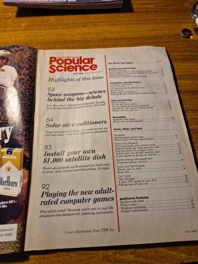 Vintage Popular Science July 1984 Magazine