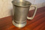 Vintage Crown Rose Sheffield Pewter Tankard