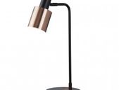 Antique Copper Floor Lamp and Table Lamp Set