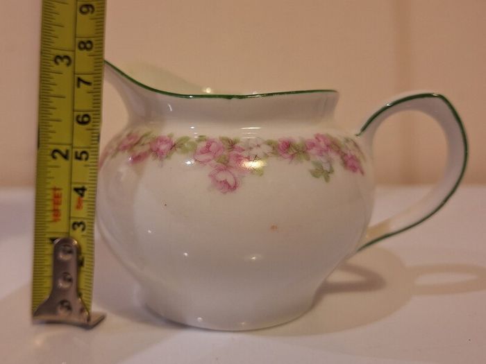SALE!  Small Vintage BAVARIA Milk / Cream Jug with Floral Decoration