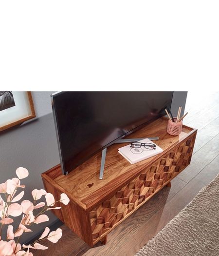 Solid Sheesham Wood TV Unit