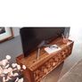 Solid Sheesham Wood TV Unit Image 3