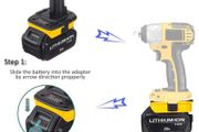 Adapter Converter for DEWALT 18V Tools 20V Max Lithium Ion Battery Power Bank Function Compatible
