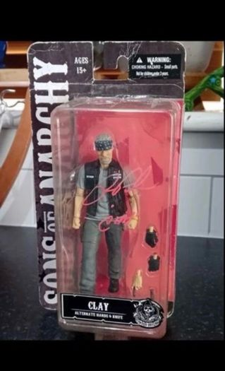 Sons of Anarchy autographed figure