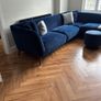 Navy L shape corner couch EZ living Image 5