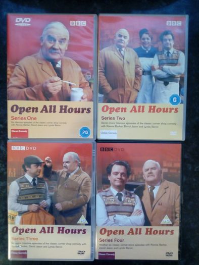 Open All Hours Complete Season 1-4 Classic Bbc Comedy Ronnie Barker