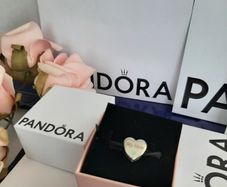 new genuine pandora MY HERO heart charm