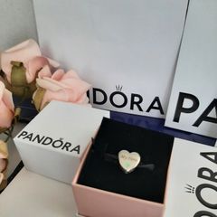 new genuine pandora MY HERO heart charm
