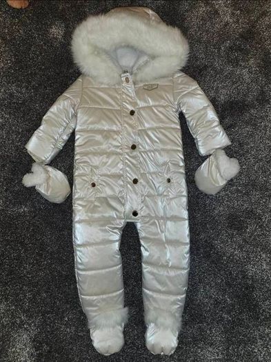 River Island baby girl pramsuit/ winter suit/