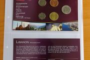 Lebanon BUNC certificated mint coins set