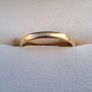 Antique 18ct gold diamond ring 3 stones Image 5