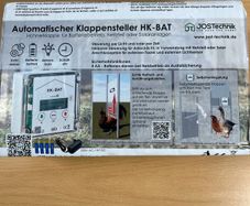 Jostechnik HK-Bat Battery Operated Chicken Flap Controller - Brand New in Box