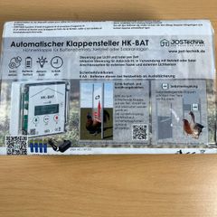 Jostechnik HK-Bat Battery Operated Chicken Flap Controller - Brand New in Box