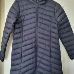 M&S navy girls hooded jacket