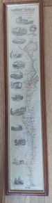 Framed Reproduction Reid's Railway Ride From London To Dublin. Iron Horse