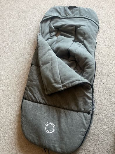 2 x Bugaboo Footmuff (Grey Melange)
