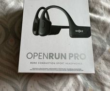 Shokz OpenRun Pro Bone Conduction Headphones Black and Boxed
