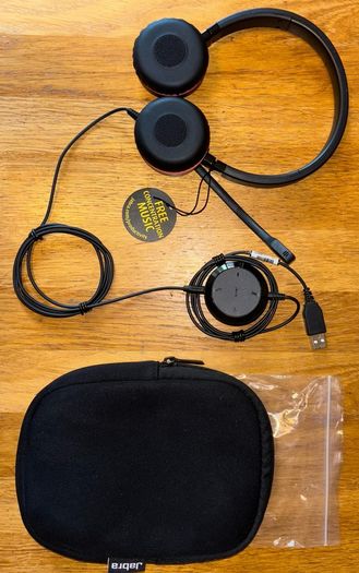 Jabra Evolve 30 UC Stereo Wired Headphone Model: ENC060