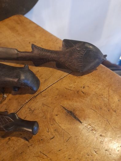 5 Hand Carved Letter Openers