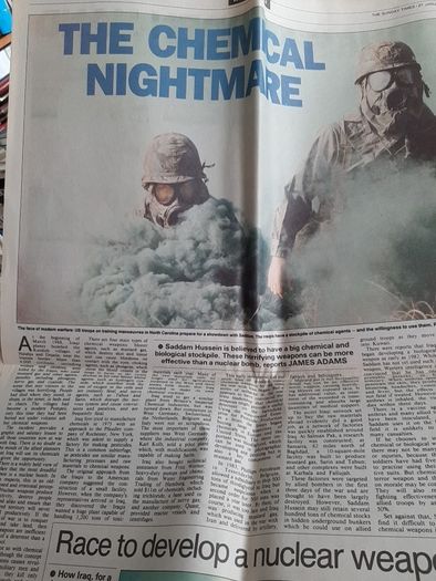 Sunday Times Gulf War supplement 1991