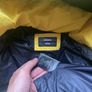 Superdry Everest Short Hooded Puffer Jacket, Mustard/Navy Image 2