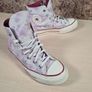 Girls Converse Chuck Taylor All Star Hi Tops Trainers Runners Floral Size Uk 3 Eu 35 Womens (AT1) Image 8
