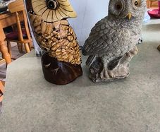 2 Owl Figurine