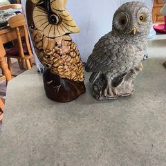 2 Owl Figurine