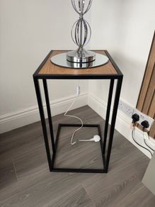 table and lamp