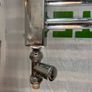 Large Chrome Heated Towel Radiator 60cm Wide Valves Included Image 2