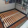 ikea iron bed and mattresse Image 3