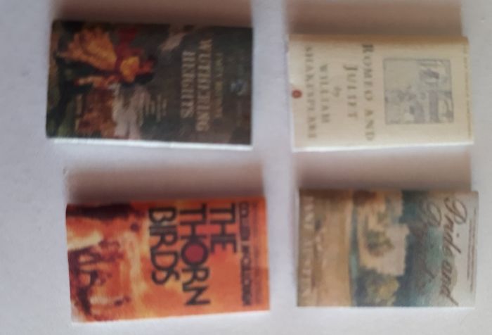 Miniature books for dolls house