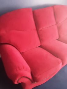 FREE large dark pink velvet sofa collection only need a van