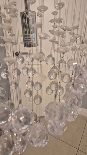 Crystal pendant ceiling light