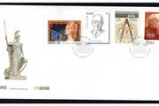 1989 Ireland (2 covers) Anniversaries: Statesmen of Ireland (Sean T O'Kelly); 140th of the Royal Institute of Architects of Ireland; 200th of the Mail Coach Service; Birth Centenary of Margaret Burke Sheridan (Opera Singer) and Pandit  An Post First Day C