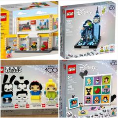 Lego Disney Bundle 43221 40622 40477 43232