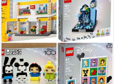 Lego Disney Bundle 43221 40622 40477 43232
