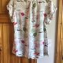 White Stuff Ladies Bird plant print top blouse size 10 includes Postage Image 2
